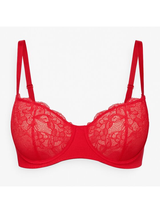 Love and Hate Love and Hate Reggiseno con ferretto Giselle Rosso