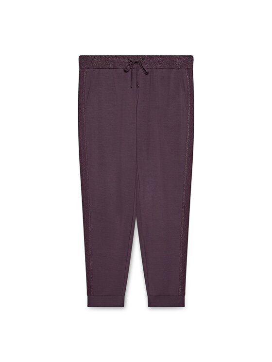 Fiorella Rubino Fiorella Rubino Pantaloni di tessuto P837L002231N039 Viola Regular Fit
