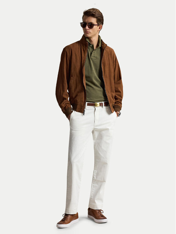 Polo Ralph Lauren Polo Ralph Lauren Тениска с яка и копчета 710782592014 Тъмнозелен Regular Fit