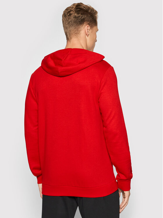 adidas Bluza Essentials Big Logo GV0249 Czerwony Regular Fit | Modivo.pl