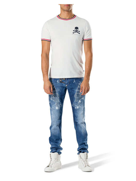 PHILIPP PLEIN PHILIPP PLEIN Jeans 30757 Blu Straight Fit