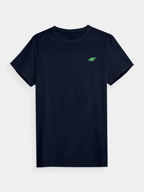 4F 4F T-shirt 4FWSS25TTSHM3095-31S Blu Regular Fit