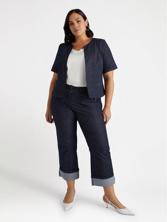 Fiorella Rubino Fiorella Rubino Giacca outdoor Q516T000195N034 Blu Boxy Fit