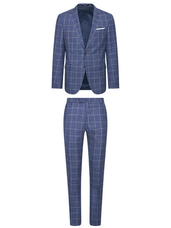 JOOP! JOOP! Ülikond 17 Js-Herby-Blayr-Str 30026574 Tumesinine Slim Fit