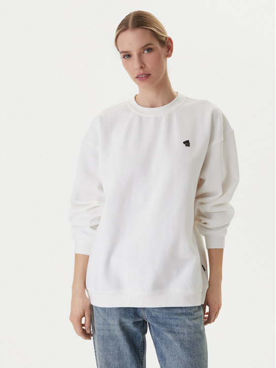 RVCA RVCA Džemperis ar kapuci Spanky Loteria 23B463501 Balts Oversize