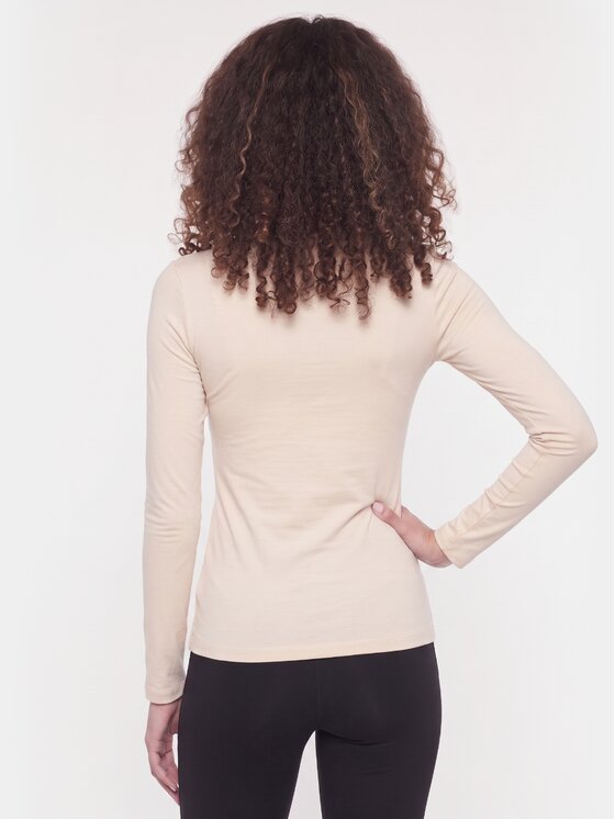 BASICLO BASICLO Longsleeve W-2253-03 Biały Slim Fit