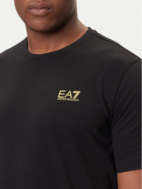 EA7 Emporio Armani EA7 Emporio Armani Tričko 7M000567 AF10375 MC004 Čierna Regular Fit