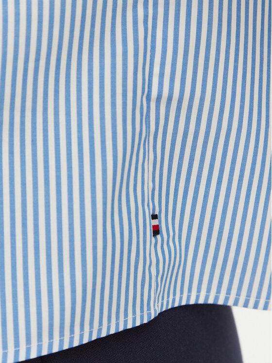 Tommy Hilfiger Tommy Hilfiger Πουκάμισο WW0WW48899 Ανοιχτό μπλε Relaxed Fit