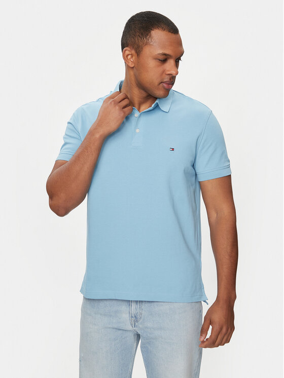 Tommy Hilfiger Tricou polo 1985 MW0MW17771 Albastru Slim Fit