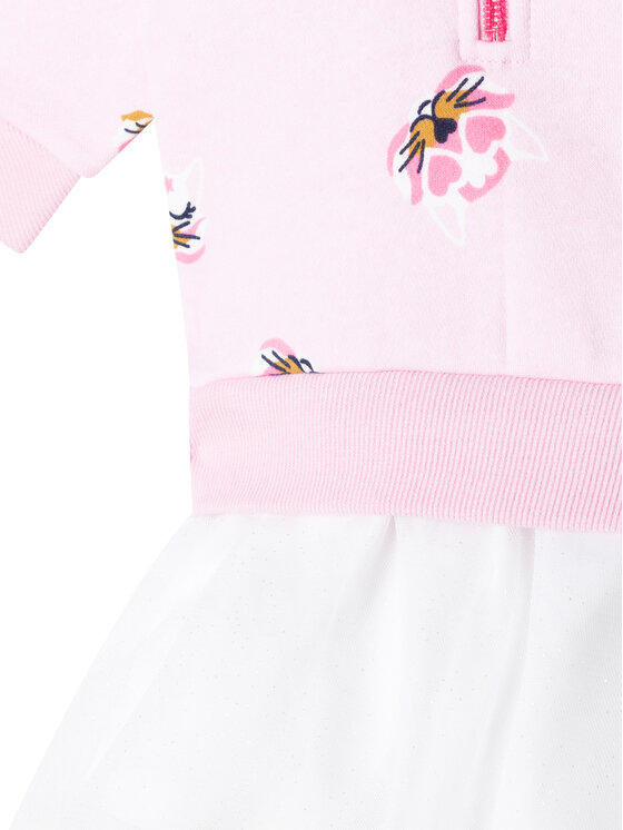 Vestito di maglia U02336 S Rosa Regular Fit