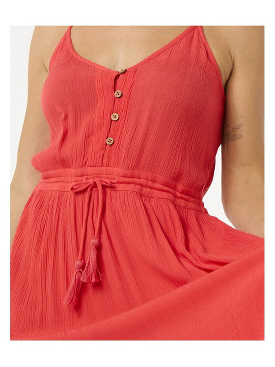 Rip Curl Rip Curl Sukienka letnia Classic Surf Maxi Dress Czerwony Relaxed Fit