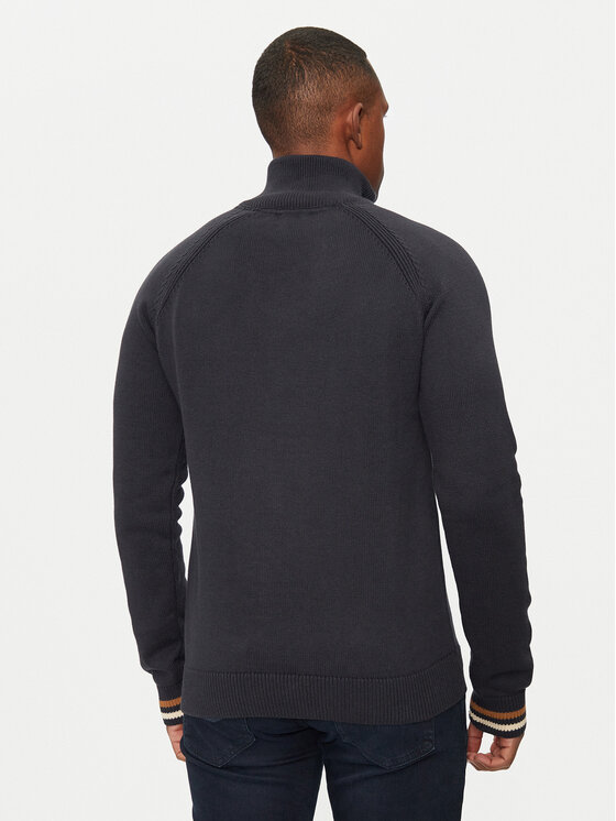 INDICODE INDICODE Maglione Skyler 35-768 Blu scuro Regular Fit