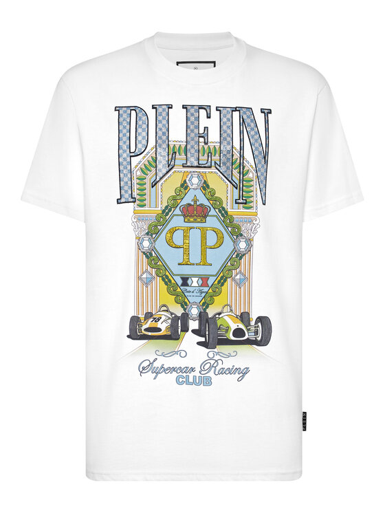 PHILIPP PLEIN PHILIPP PLEIN T-Shirt 24931 Bílá Regular Fit