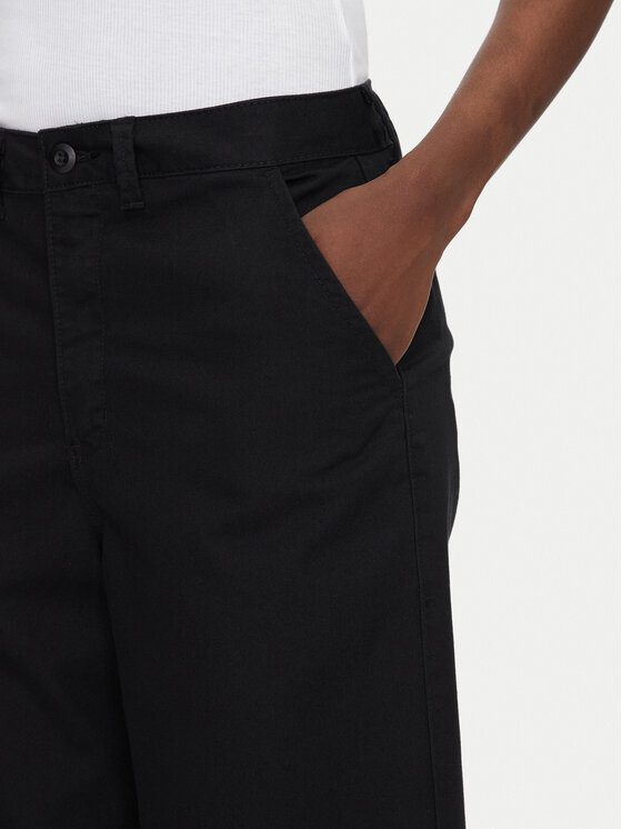 Vans Vans Kalhoty culottes Palmer VN000HGKBLK1 Černá Regular Fit