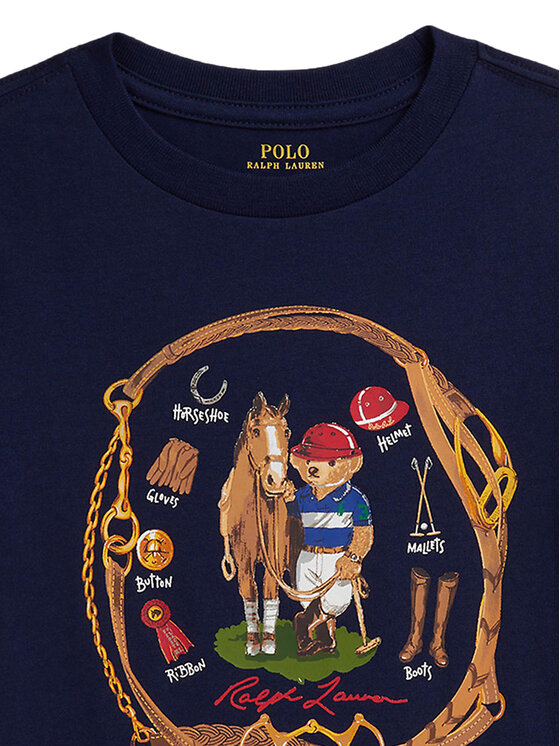 Polo Ralph Lauren Polo Ralph Lauren T-Shirt 322A96608001 Tmavomodrá Regular Fit