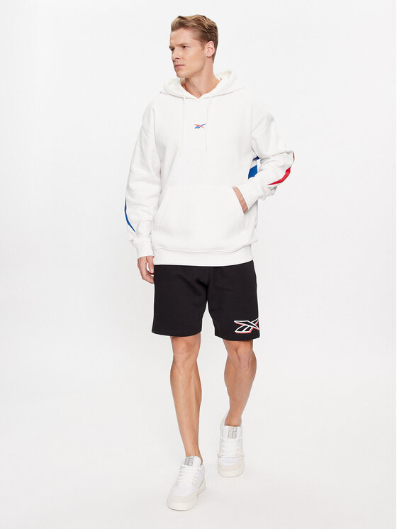 Reebok Reebok Mikina Classics Brand Proud HY7159 Bílá Regular Fit