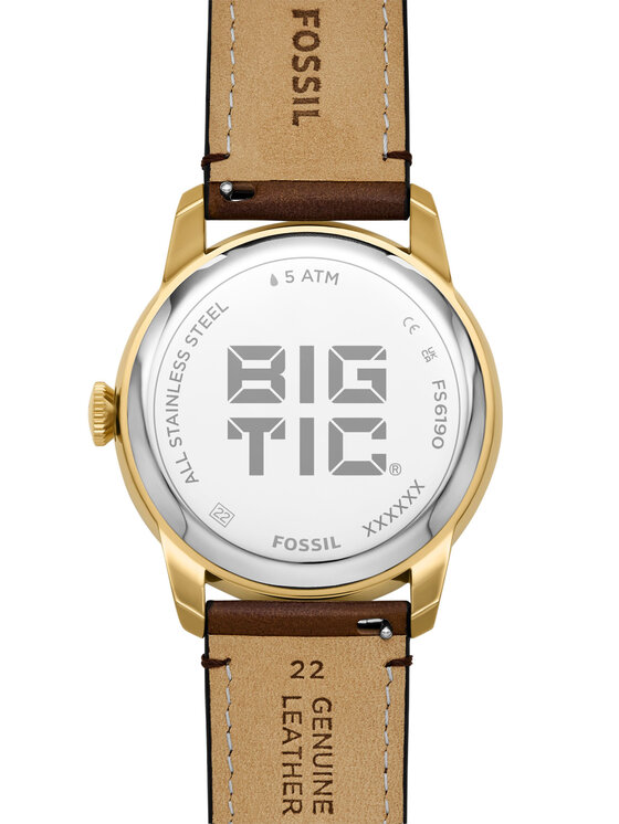 Fossil Fossil Käekell Townsman Big Tic FS6190 Pruun