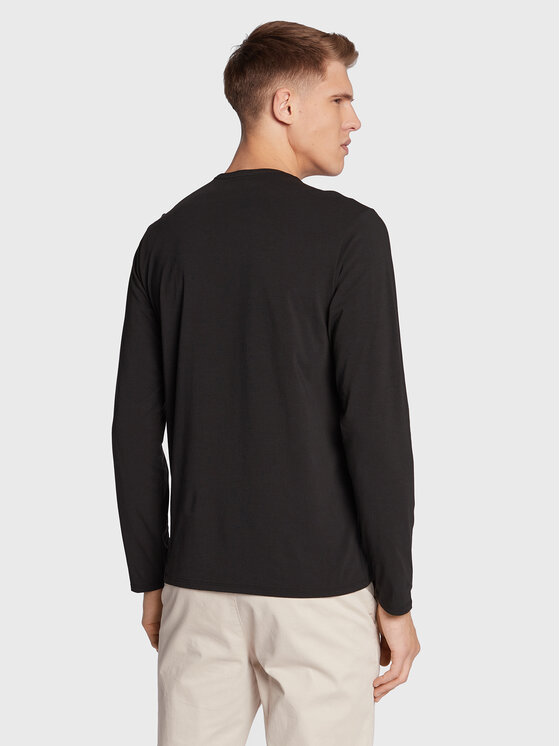 Lacoste Lacoste Longsleeve TH0990 Чорний Regular Fit