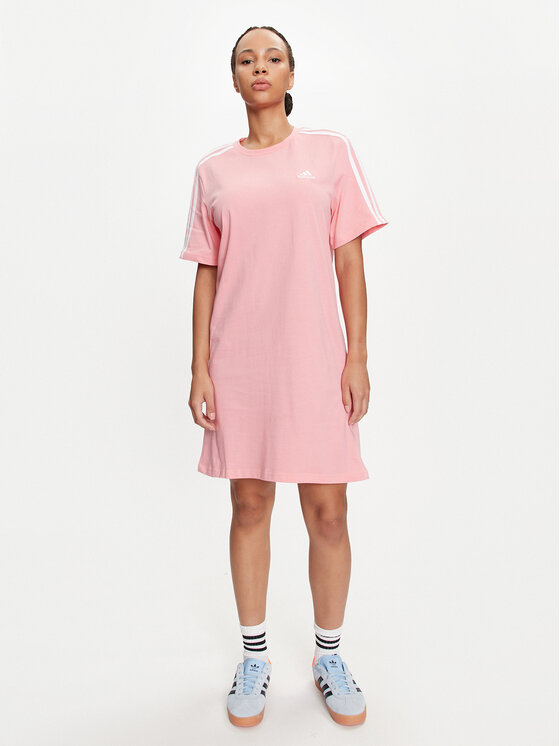 adidas adidas Vestito da giorno Essentials 3-Stripes IY4242 Rosa Loose Fit
