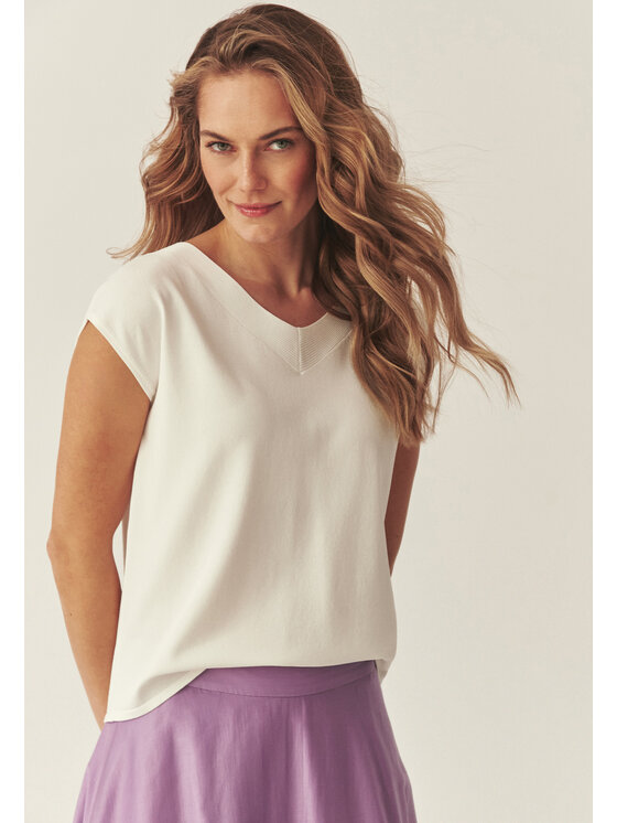TATUUM Tatuum Blúzka KANDA Biela Classic Fit