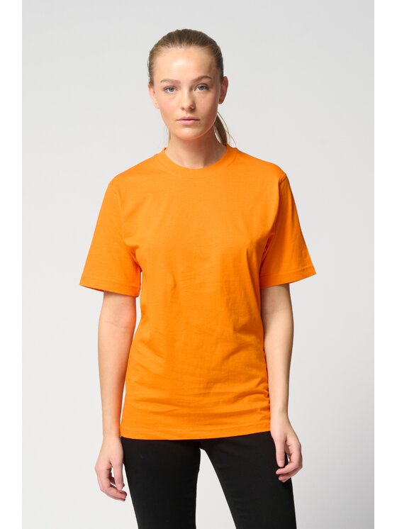 TeeShoppen TeeShoppen T-Shirt 'Oversized Collection' Pomarańczowy Oversize