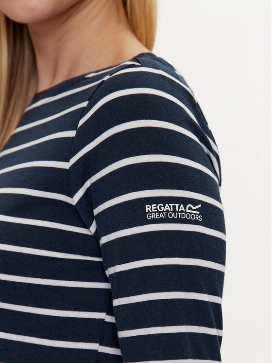 Regatta Regatta Bluzka Bayletta RWT294 Granatowy Regular Fit