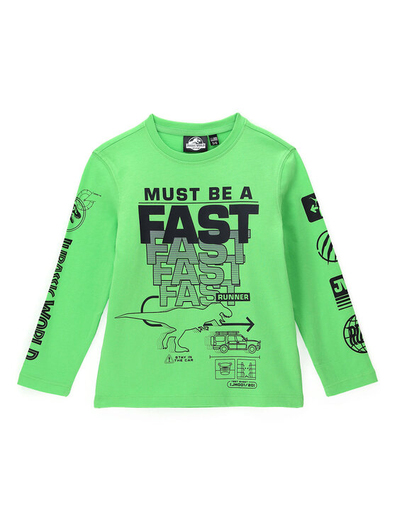 Original Marines Original Marines Hosszú ujjú JURASSIC WORLD DCAV2628B Zöld Regular Fit