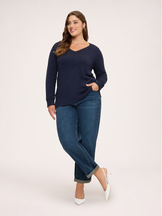 Fiorella Rubino Fiorella Rubino Sweter M273L008555N034 Niebieski Regular Fit