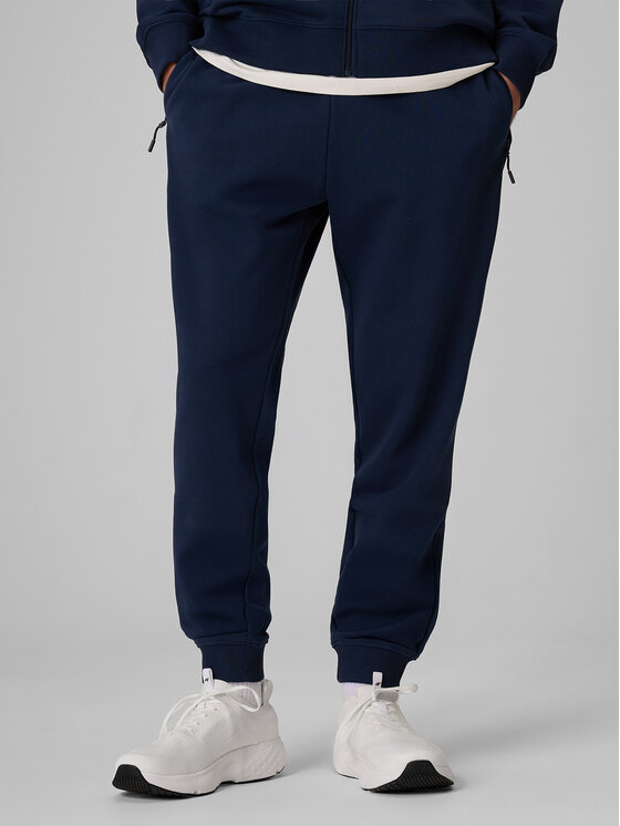 4F 4F Spodnie dresowe BASIC+ Granatowy Regular Fit