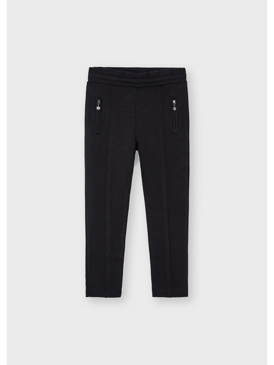 Pantaloni di tessuto 4573 Nero Slim Fit