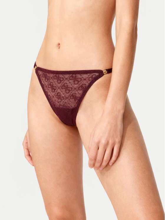 Guess Guess Chilot tanga O5RE10 KCLB0 Vișiniu