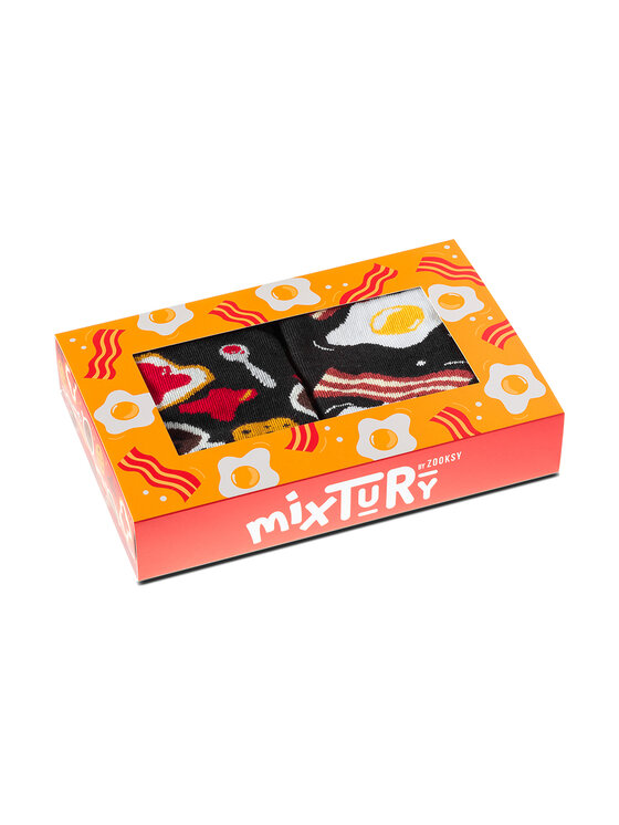 Zooksy Zooksy Zestaw 2 par niskich skarpet unisex mixTURY Brązowy