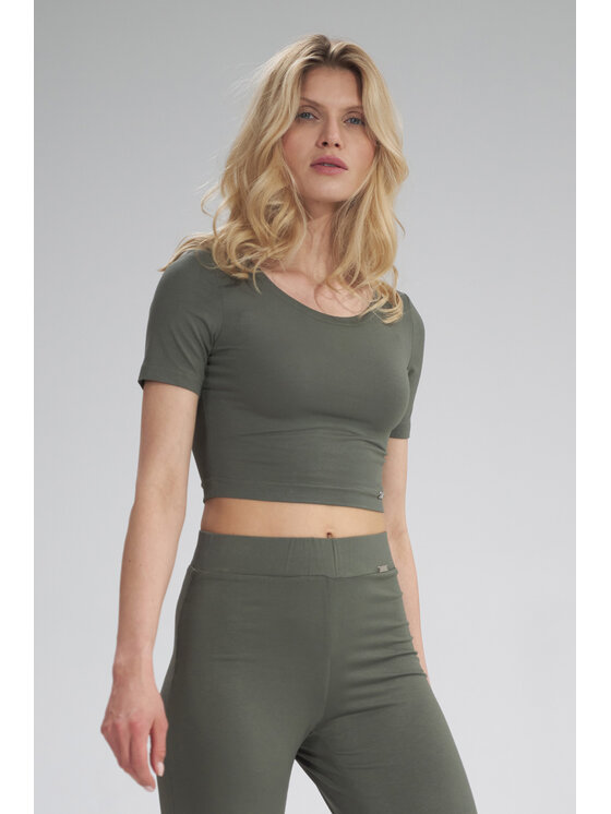 FIGL FIGL Halenka M748 Khaki Regular Fit