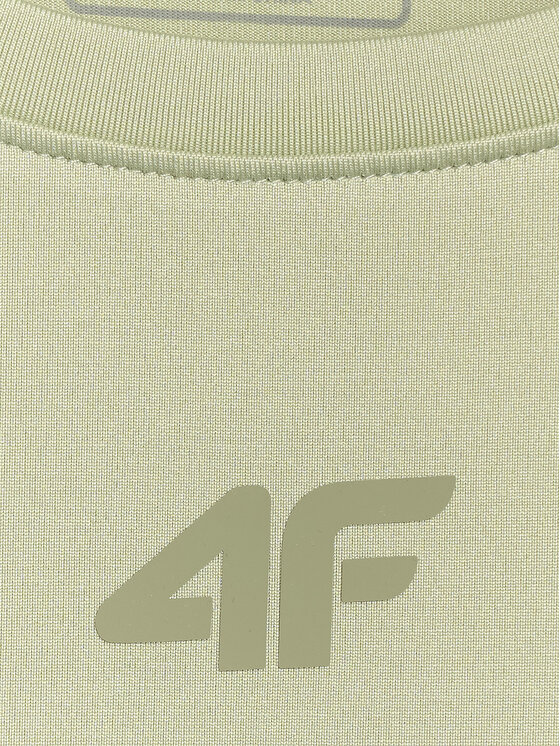 4F 4F Koszulka techniczna MULTI ACTIVE Zielony jasny Regular Fit
