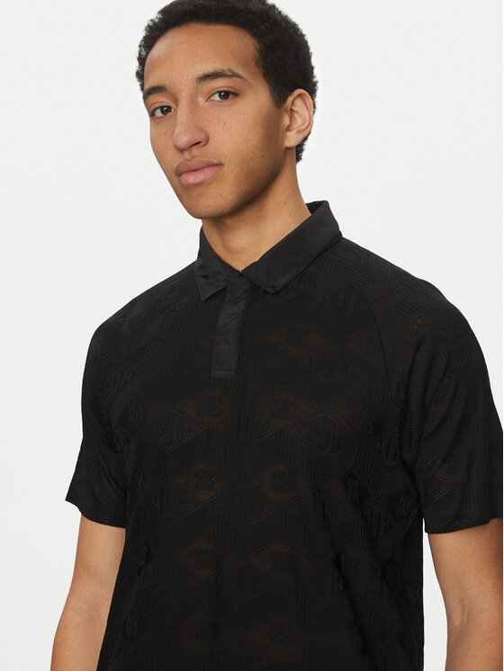 HUGO HUGO Polo Dompoli 50535150 Czarny Relaxed Fit