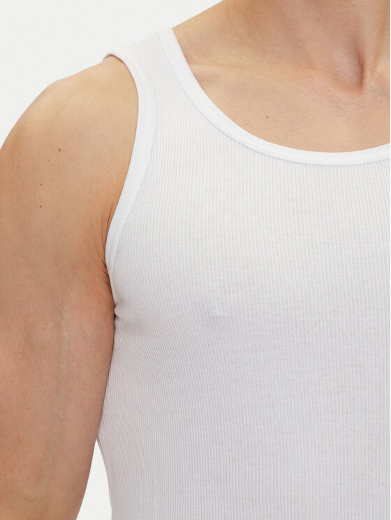 Resteröds Resteröds Σετ 2 tank tops 7027 1 Λευκό Slim Fit