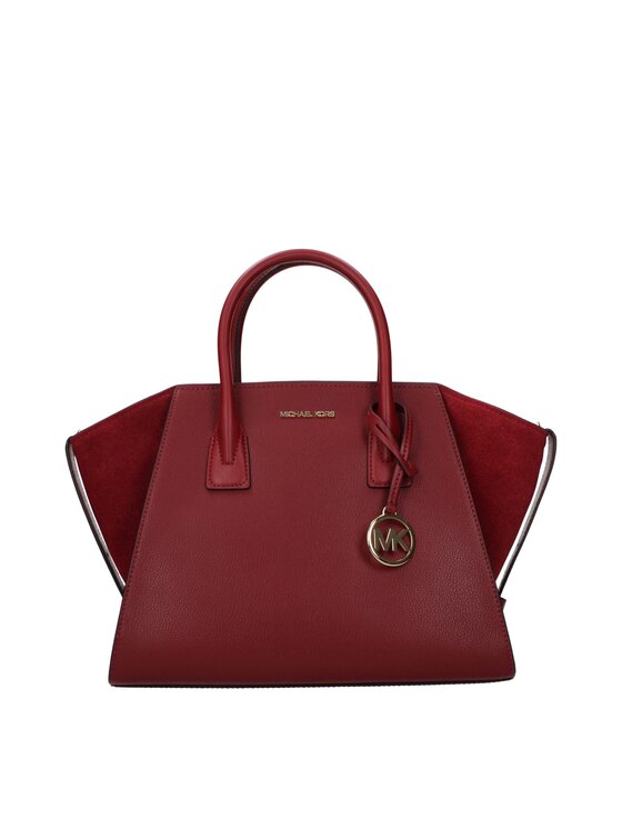 Michael Kors Michael Kors Torebka Red Leather Hand Czerwony