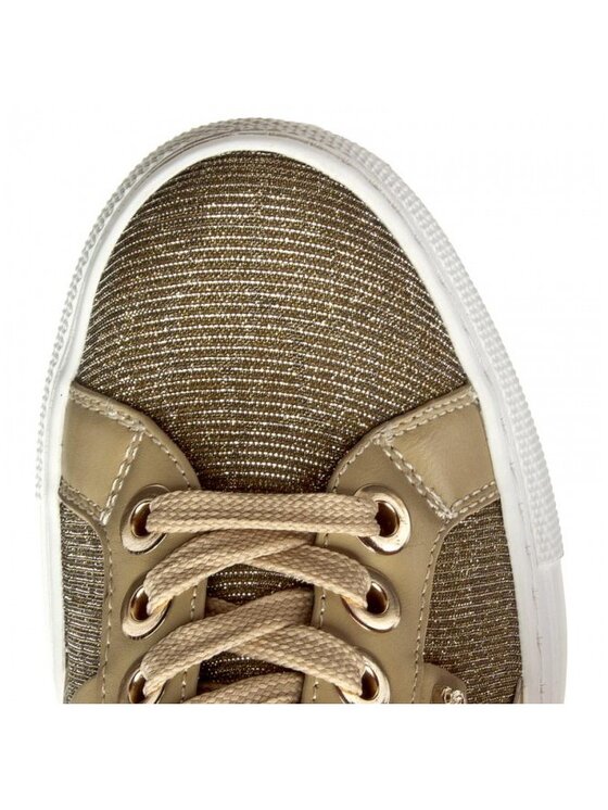 Armani Jeans Armani Jeans Trampki 925207 7P596 Złoty