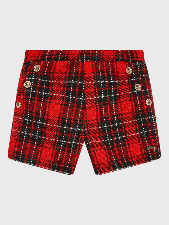 Guess Guess Medžiaginiai šortai J2BD03 WF040 Raudona Regular Fit