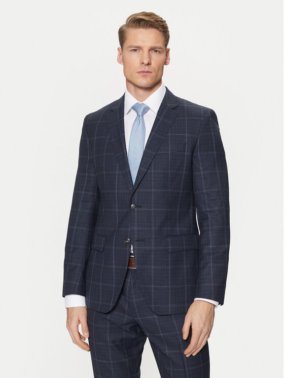BOSS BOSS Costum H-Huge 50518097 Bleumarin Slim Fit