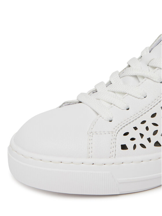 Rieker Rieker Sneakersy L8831-80 Bílá