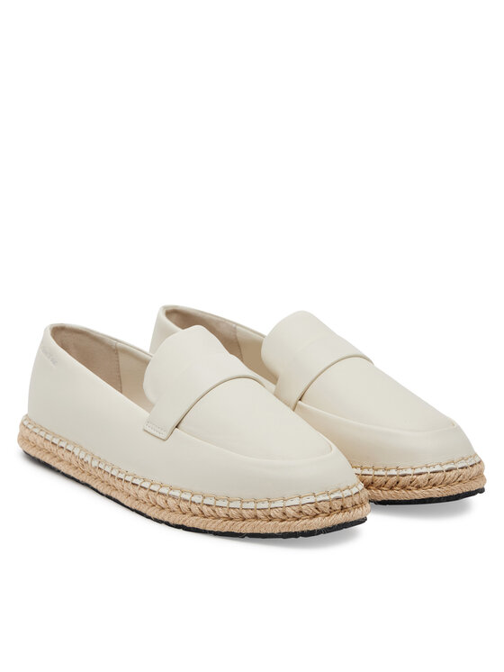 Calvin Klein Calvin Klein Espadrilles Espadrille W/Ck Hw - Lth HW0HW02390 Écru