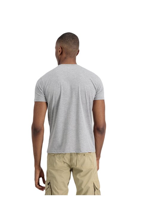 Alpha Industries Alpha Industries Tričko AI.100501-230 Sivá Basic Fit