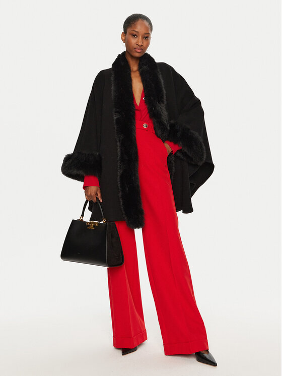 YES LONDON YES LONDON Cappotto di lana CD1193/ECO Nero Regular Fit