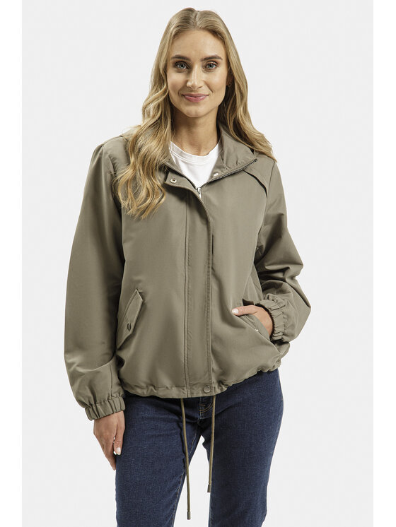 Cross Jeans Cross Jeans Kurtka przejściowa 81274-002 Khaki Regular Fit