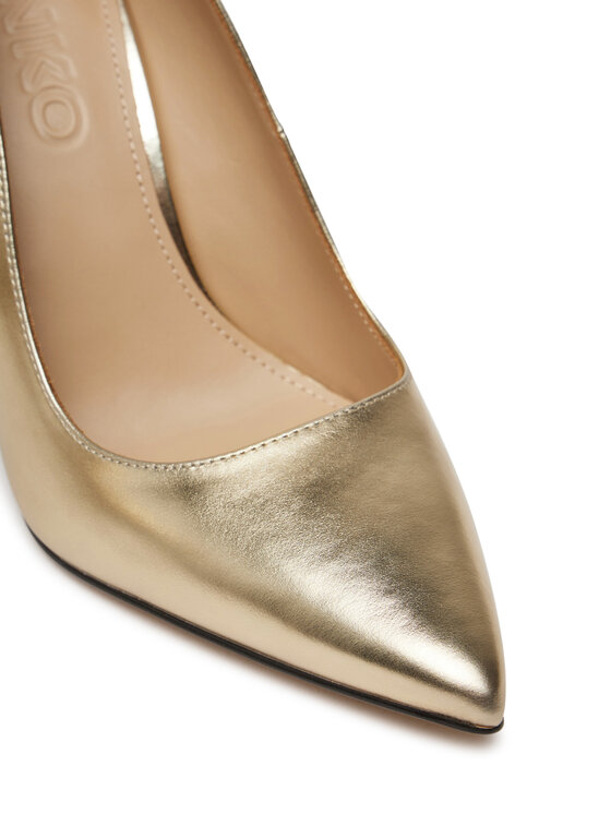 PINKO PINKO Čevlji z visoko peto Juliette 09 SD0125 P049 Zlata