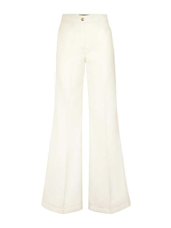 PHILIPP PLEIN PHILIPP PLEIN Pantaloni di tessuto 22687 Bianco Flare Fit