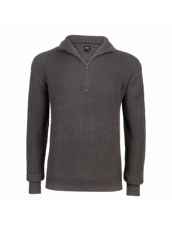Brandit Brandit Sweter 5019 Szary Regular Fit