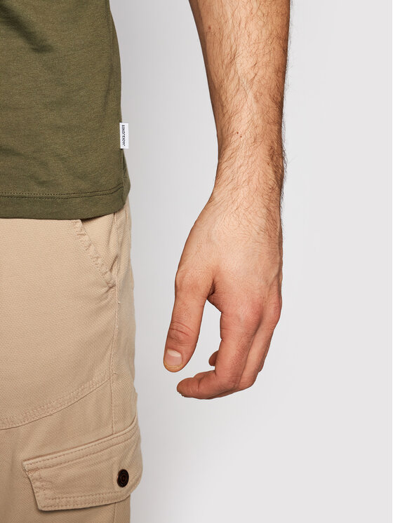 Jack&Jones Jack&Jones T-krekls Orrganic Basic 12156101 Zaļš Slim Fit