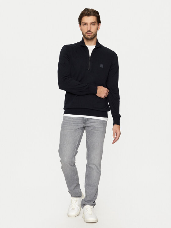 BOSS Boss Maglione Kanobix_S 50527585 Blu scuro Regular Fit